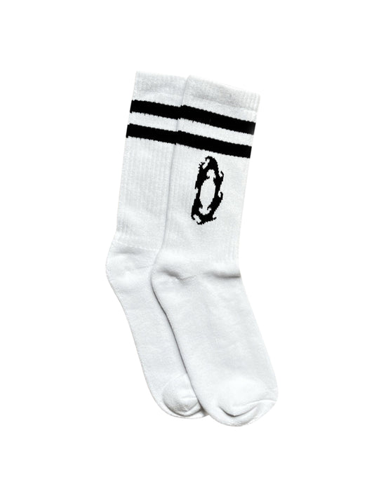 White Sports Sock