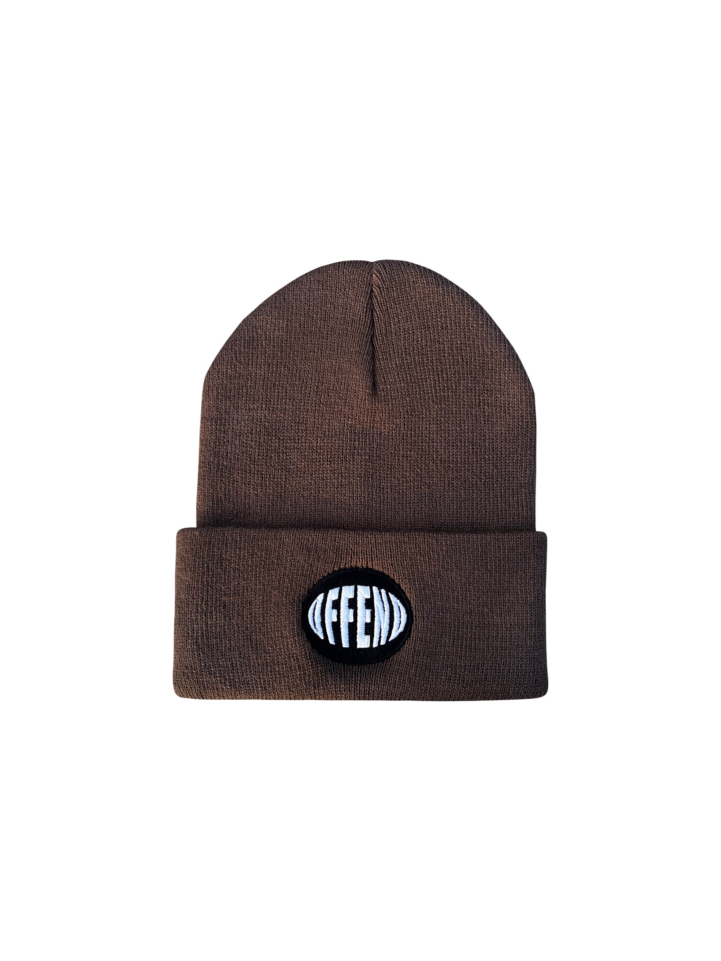 Brown Logo Beanie